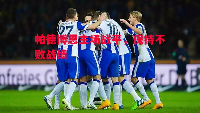 帕德博恩主场战平,保持不败战绩 帕德博恩主场战平,保持不败战绩